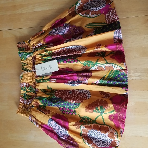 Anthropologie Let Me Be Printed Mini Skirt - Picture 9 of 12